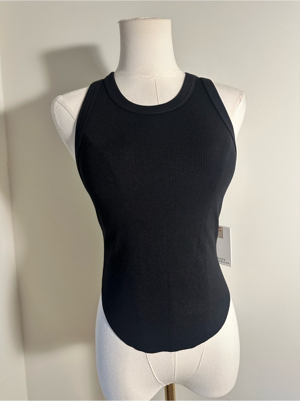 NWT Good American Racerback Tank Small - Picture 6 of 8